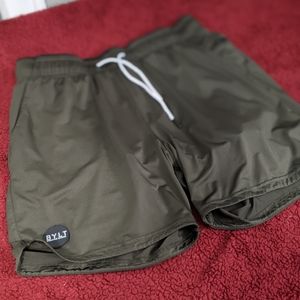 Bylt Army Green Gym Short